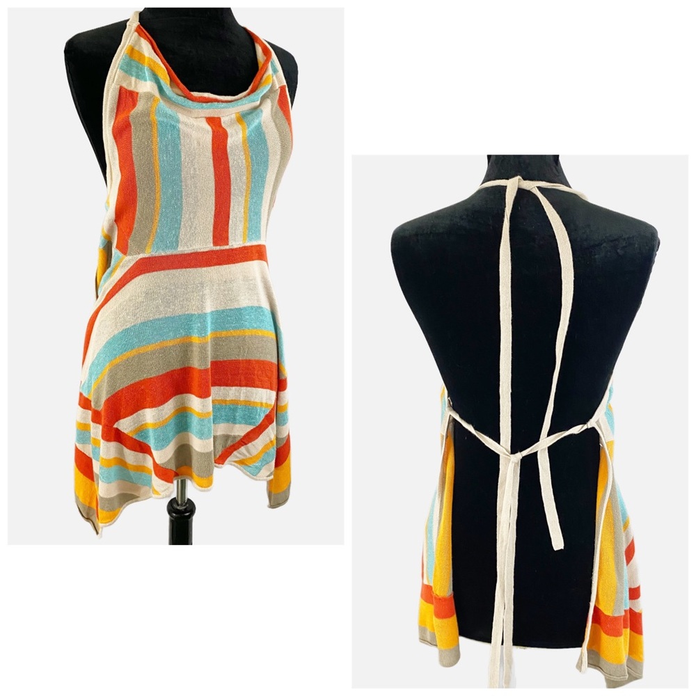 Nanette Lepore Stripe Cover Up Apron